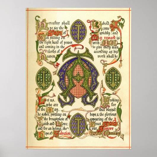 Illuminiertes Symbol, das das Adventfestival darst Poster (Vorne)