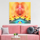 Illuminöse gearbeitete Canvas Print Leinwanddruck (Insitu (Wohnzimmer))