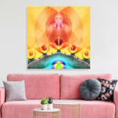 Illuminöse gearbeitete Canvas Print Leinwanddruck (Insitu (Wohnzimmer))