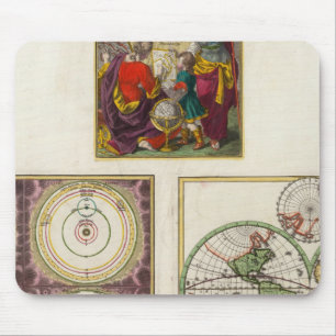 Illus Titel Seite Sonnensystem Charte vom Globo Mousepad