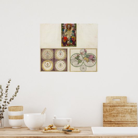 Illus Title Page Solar System, Charte vom Globo Poster (Küche)