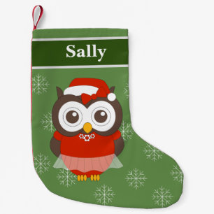 illusima Ballerina Eule Weihnachten Schneeflocken  Kleiner Weihnachtsstrumpf