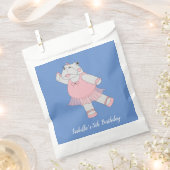 illusima Ballerina Hippo Blue Geschenktütchen (Ausgeschnitten)