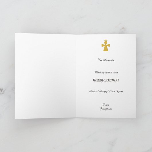 illusima Ballerina Hippo Weihnachten Schneeflocken (Innenseite)