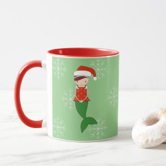 illusima Ballerina Mermaid Weihnachtsschneeflocken Tasse