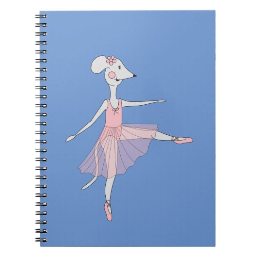 illusima Ballerina Mouse Notizblock (Vorderseite)
