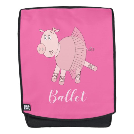 illusima Ballerina Piggy Ballet Rucksack (Vorderseite)