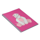 illusima Ballerina Rhino Notizblock (Rechte Seite)