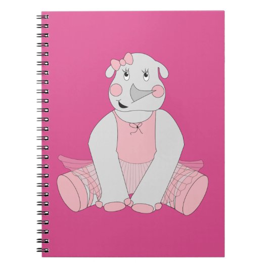 illusima Ballerina Rhino Notizblock (Vorderseite)