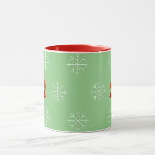 illusima Ballerina Weihnachten Schneeflocken Tasse (Zentrum)