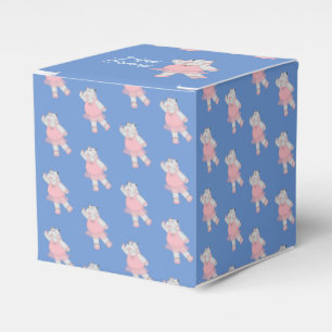 illusima Ballet Hippo Blue Geburtstags-Geschenkbox Geschenkschachtel