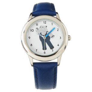 Illusima Ballet Hippo Blue Kids Watch Armbanduhr