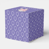 illusima Ballett Hippo Balloon Muster Lila Geschenkschachtel (Rückseite)