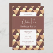 illusima Choco Banana Icecream Cones 1. Geburtstag Einladung (Vorne/Hinten)