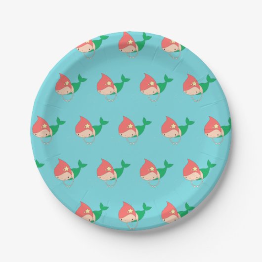 illusima Cotton Candy Mermaid Pappteller (Vorderseite)