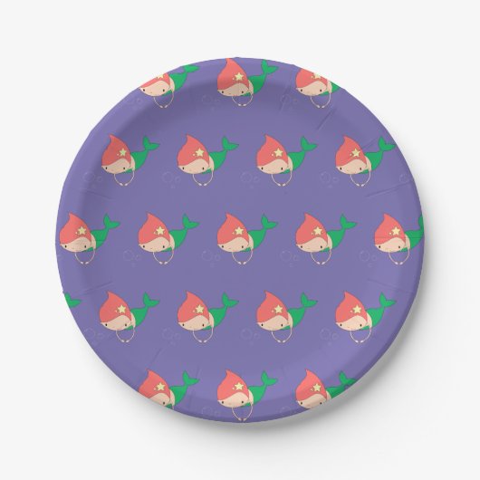 illusima Cotton Candy Mermaid Pappteller (Vorderseite)