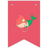 illusima Cotton Candy Mermaid Wimpelkette (Erste Fahne)