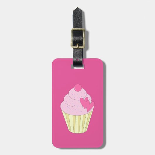 illusima Decorated Cupcake Gepäckanhänger (Vorderseite vertikal)