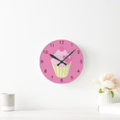 illusima Decorated Cupcake Runde Wanduhr (Zuhause)