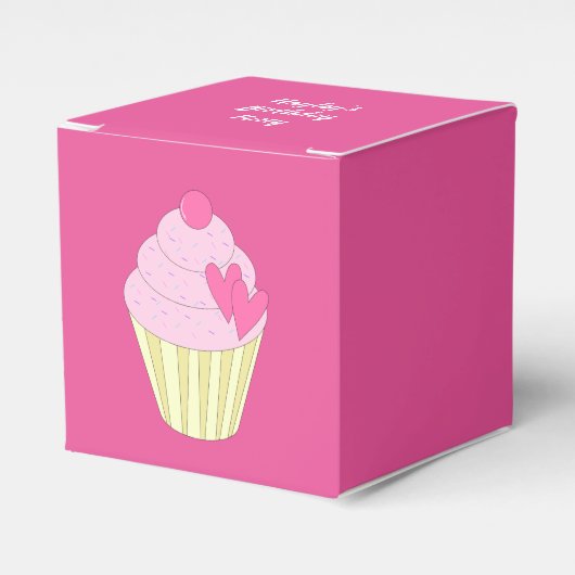 illusima dekoriert Cupcakes Geschenkschachtel (Vorderseite)
