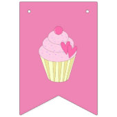 illusima dekoriert Cupcakes Wimpelkette (Zweite Fahne)