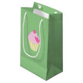 illusima Design Green Kleine Geschenktüte (Vorderseite Schrägansicht)