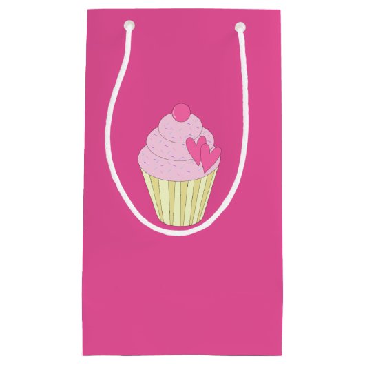 Illusima Design Pink Kleine Geschenktüte (Vorderseite)