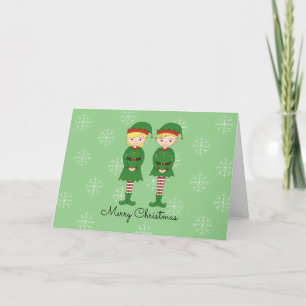 illusima Elfen Weihnachten Schneeflocken Hellgrün