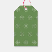 illusima Girl Weihnachtsschneeflocken Geschenkanhänger (Rückseite)