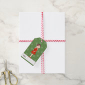 illusima Girl Weihnachtsschneeflocken Geschenkanhänger (Mit Garn)