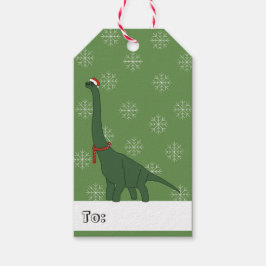 illusima Green Dinosaur Weihnachtsschneeflocken Geschenkanhänger