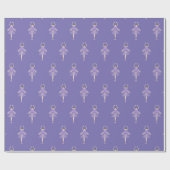 Illusima Lila Ballet Faipping Paper Geschenkpapier (Flach)