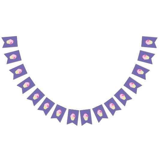 illusima Lila Wimpelkette (Alle)