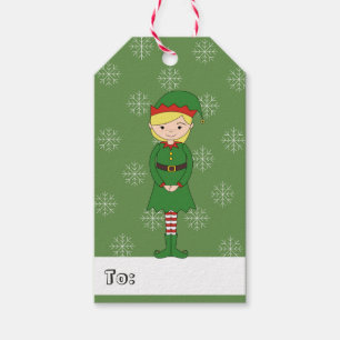 illusima Mädchen-Elf Weihnachten Schneeflocken Grü Geschenkanhänger