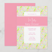 Illusima Paint Spritzer Baby Dusche Einladung (Vorne/Hinten)