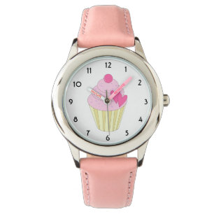 illusima Pink Hearts Kids Watch Armbanduhr