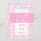 illusima Rainbow Cupcake 1. Geburtstag Party Einladung (Vorne/Hinten)