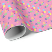 illusima Rainbow Liebe Hearts Geschenkpapier (Rolleneckpunkt)