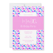 illusima Rainbow Liebe Herts Pink 10. Geburtstag
