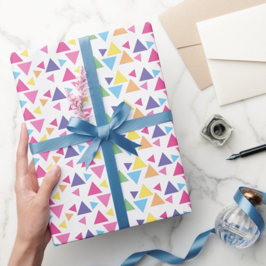illusima Regenbogen-Dreiecke Party Geschenkpapier (Schenken)
