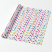 illusima Regenbogen-Dreiecke Party Geschenkpapier (Ungerollt)