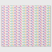 illusima Regenbogen-Dreiecke Party Geschenkpapier (Flach)
