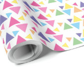 illusima Regenbogen-Dreiecke Party Geschenkpapier (Rolleneckpunkt)