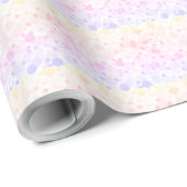 illusima Regenbogen-Konfetti-Party Geschenkpapier (Rolleneckpunkt)