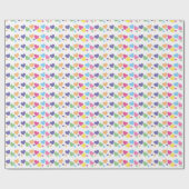 illusima Regenbogen-Liebesherzen-Party Geschenkpapier (Flach)