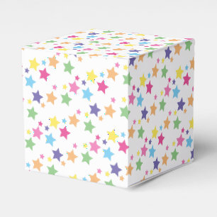 illusima Regenbogen-Sterne-Muster-Party Geschenkschachtel