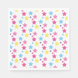 illusima Regenbogen Sterne Party Serviette