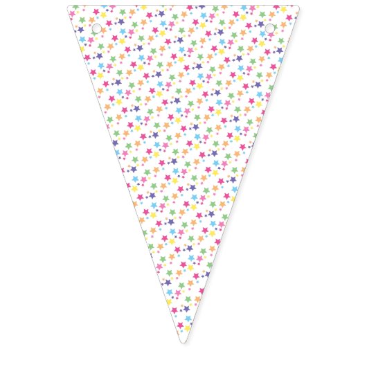 illusima Regenbogen Sterne Party Wimpelkette (Erste Fahne)