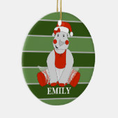 illusima Rhino Personalisierte Weihnachten Keramik Ornament (Rechts)