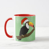 illusima Toucan Christmas Snowflakes Tasse (Links)